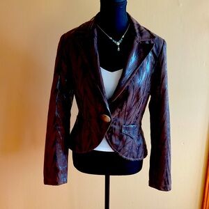 Brown Women's  Blazer Jacket  Size S